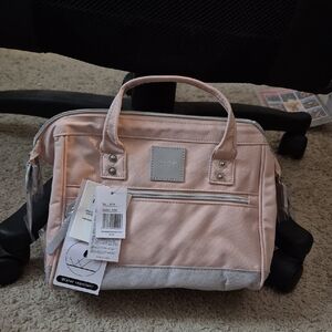 Jansport Blush Pink and Light Gray Laptop Bag